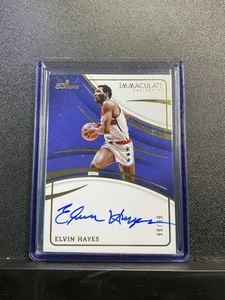 2023-24 Panini Immaculate Signatures Elvin Hayes #IS-EHW autógrafo 99/99 patio - Imagen 1 de 2