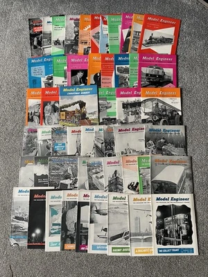 Model Engineer vintage hobby Magazines x 52  Vol 114 & 115, 1956 Collection Lot  - Image 1 of 4