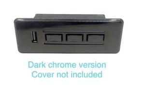 HSF306B-NT Cromo Oscuro Interruptor USB de 3 Botones Reclinable Eléctrico Usado por Natuzzi - Imagen 1 de 13