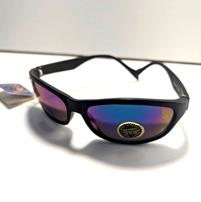 Gafas de sol negras envolventes NASCAR Kelloggs Racing Terry Labonte 1996 vintage para hombre Foto 1 de 4