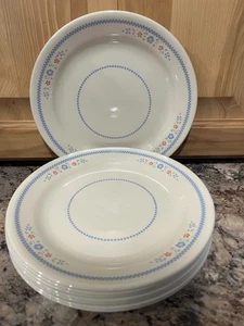 4~~~ Corelle Nadelspitze Muster Essteller 10-1/4 Zoll Perfekt - Bild 1 von 2