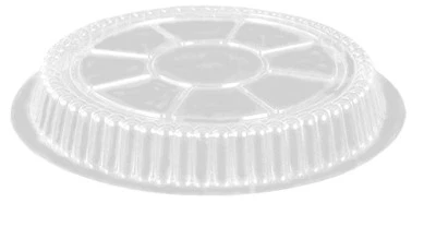 HANDI-FOIL OF AMERICA Clear Plastic Dome Lid - Fits 7" Round Aluminum Foil Pan Containers 500/CS