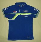 Racing Team SUZUKI RR GSX / WOMENS (Ladies) blue polo Shirt. Size: L