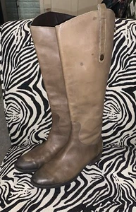 Sam Edelman Women’s Penny 2 Whiskey Leather Wide Calf Riding Boots (Size: 8.5 M) - Picture 1 of 24