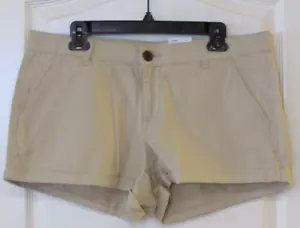 SO Twill Shortie Shorts Wheat Women's JUNIORS Sz 7 NWT MSRP$26 - Picture 1 of 2