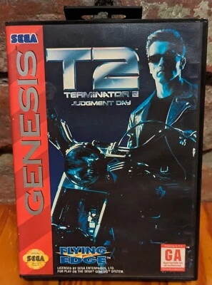 1993 Sega Genesis T2: Judgment Day, Tested, No Manual - Image 1 of 4