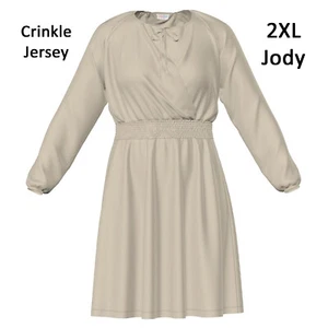 2XL JODY LuLaRoe Dress ~SOLID LIGHT TAN~ size 22-24 Valentine's Day Amore, BEIGE - Picture 1 of 2