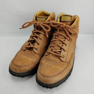 Vintage Asolo Crosswalk Leather Boots Mens 8.5 Made In Italy Cross Walk Hiking  - Picture 1 of 10