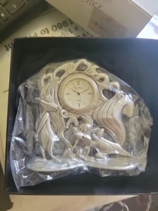 Warner Bros Studio Pepe Le Pew Pewter Clock w Penelope 1999 663 Of 750 Ltd Edit - Picture 1 of 7
