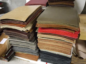 Large Leather panels 25 Pieces 8" x 10" MIX Colors - Picture 1 of 4
