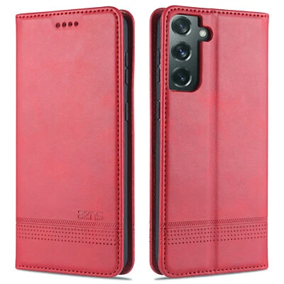 For Samsung Galaxy S24 FE S25 Ultra S23 S22 S21+ Flip Leather Wallet Case Cover - Image 1 of 4
