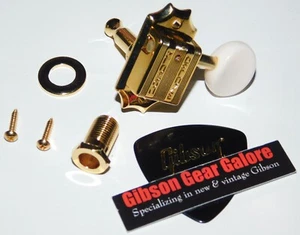 Gibson Les Paul Tuner Kluson Deluxe Gold Guitar Parts SG Custom Project White B - Picture 1 of 3