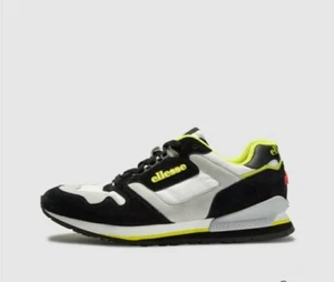 Ellesse Schuhe 147 Wildleder AMColor schwarz/weiß/hellgrün Größe 11 Herren Stil... - Bild 1 von 8
