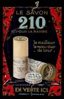 Carton Publicitaire Le Savon 210 Pour La Barbe Vers 1910