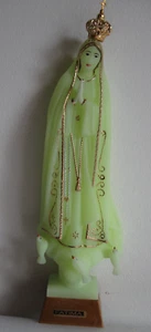 29 cm Fatima Figur Statue Madonna Kunststoff phosphoriert Portugal zum bemalen - Bild 1 von 1