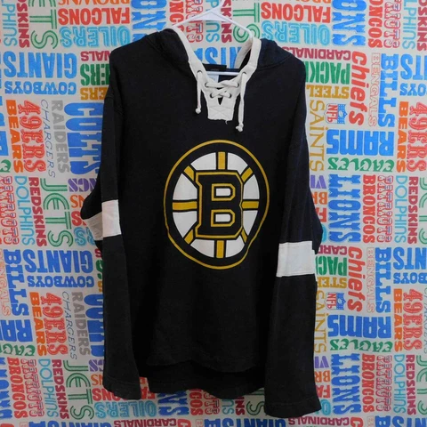 NHL Boston Bruins Old Time Hockey Jersey Hoodie Size M Seguin Cover