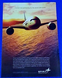 2008 Spirit Aerosystems schließt Partnerschaft mit Airbus A350 Passagierflugzeug Druckanzeige - Bild 1 von 1