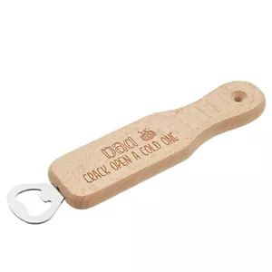 Apribottiglie con manico in legno personalizzato - Foto 1 di 5