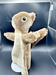 Vintage Steiff hand Puppet Hopsi the Squirrel 1962 Mohair - Picture 1 of 7