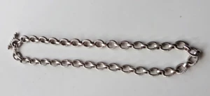 Michelle Albala Sterlingsilber verdreht Rolo Kabel Kette Knebel Halskette 18" 50 g - Bild 1 von 7