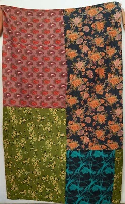 Terrific Very High Quality Indian Vintage Kantha Quilts Bedding Blankets - Image 1 of 3