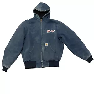 Giacca Carhartt vintage blu taglia grande foderata denim/tela. - Foto 1 di 14