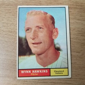 WYNN HAWKINS 1961 Topps #34 FREE SHIPPING G063