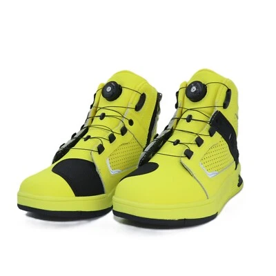 Shamofeng Motorcycle Shoes Men Leather Street Bike Boots Protective Sneakers - Image 1 of 2