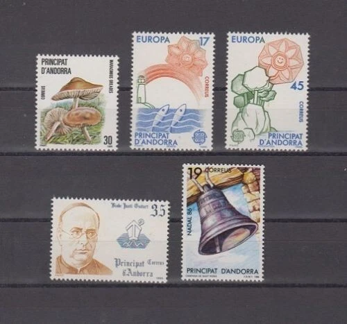 SPANISH ANDORRA 1986 COMPLETE YEAR SET WITH ALL THE STAMPS MINT MNH - Image 1 of 1