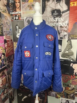 RARE True Religion Nylon Blue Racing Jacket - Image 1 of 4