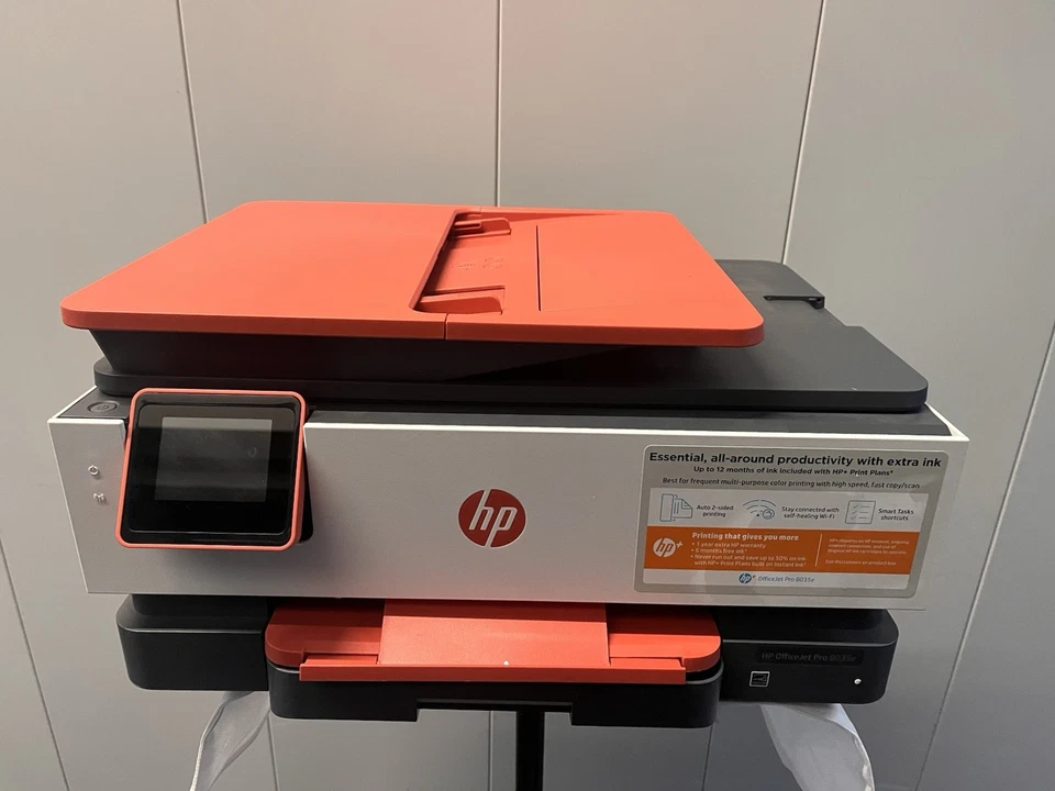 HP OfficeJet Pro 8035e Color Thermal Inkjet Printer. Without Power Cord - Image 1 of 4