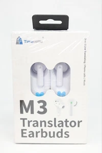 Auriculares traductores de idiomas Timekettle M3, dispositivo bidireccional *nuevos/desgarro de plástico - Imagen 1 de 5