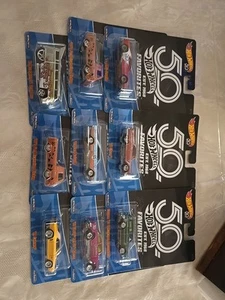 2018 Hot Wheels 50th Anniversary Favorites Real Riders Lot Of 9 Missing Number - Picture 1 of 6