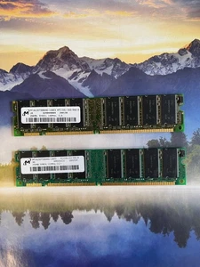 Micron 512MB (2X256MB) PC133 133MHz 168Pin Desktop SDRAM Memory Ram NON-ECC - Picture 1 of 1