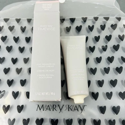 *READ* NO CAP Mary Kay Age Minimize 3D NIGHT CREAM Normal to Dry Skin - Image 1 of 3