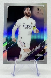 Sergio Ramos 2020-21 Topps Chrome UEFA Refractor #92 Real Madrid C.F. - Picture 1 of 2