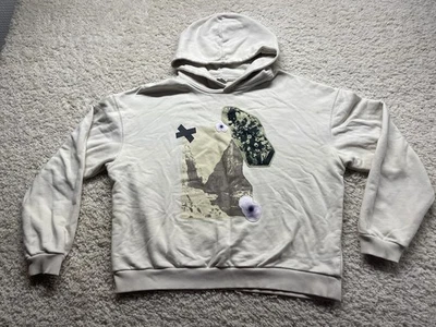 Sudadera con capucha suave blanca apagada de Zara para mujer talla M Foto 1 de 4