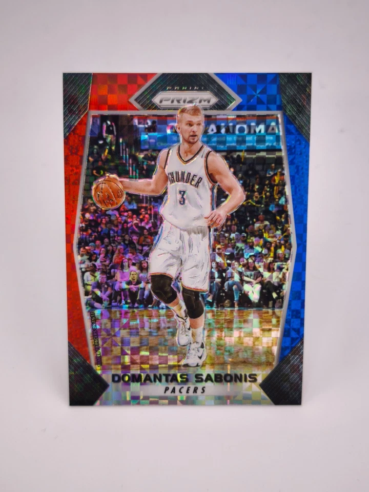 2017-18 Panini Prizm - Domantas Sabonis #228 Red White & Blue Prizm - Image 1 of 1