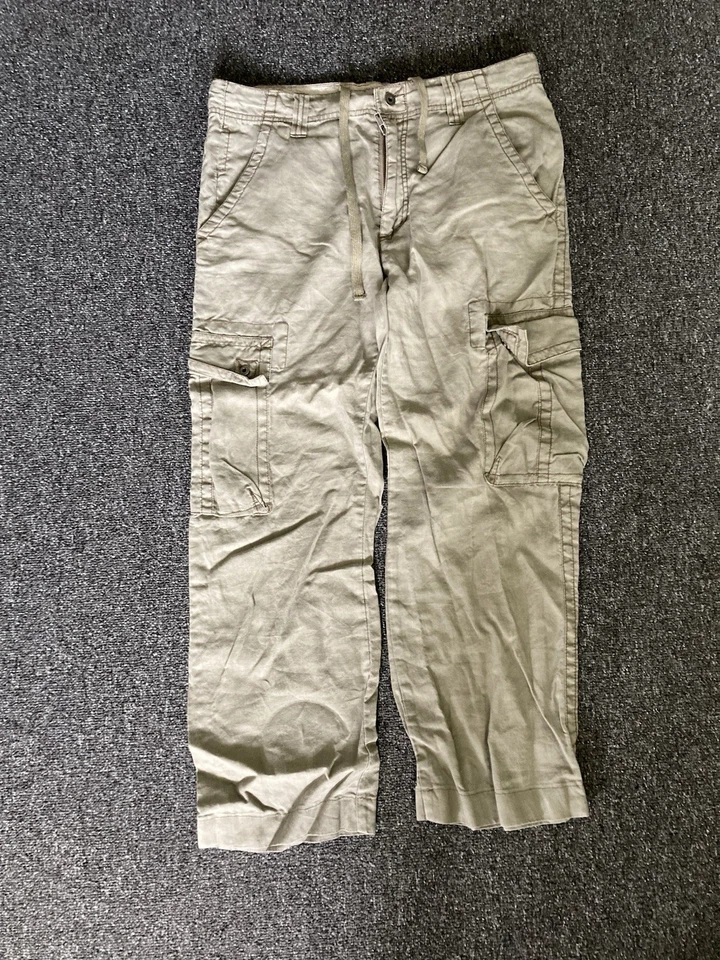Hose Cargohose 7/8 Khaki Gr. 42 100% Rami - Bild 1 von 4