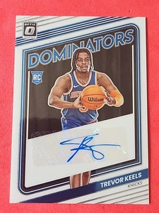 2022-23 Donruss Optic Trevor Keels Rated Rookie Dominators RC Auto Sp /99 - Picture 1 of 4