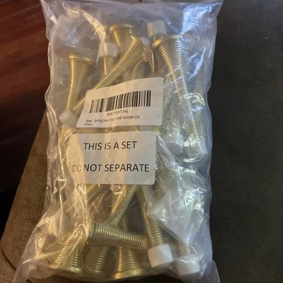 Parachoques de resorte de puerta de 3" con punta de goma tapón acabado dorado latón paquete de 24/ Foto 1 de 2