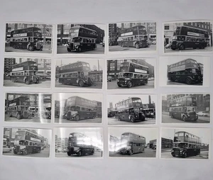 Lot of 16 S/W Leeds City Transport Yorkshire Bus Photo's Vintage Photographs - Bild 1 von 18