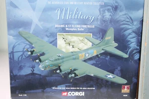 CORGI AVIATION ARCHIVE 1:144 BOEING B-17 FLYING FORTRESS - MEMPHIS BELLE 48204 - Foto 1 di 3