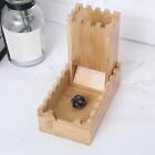 Bamboo Dice Wooden Rolling Case Perfect For , Mini Games, Rpg Players, ,