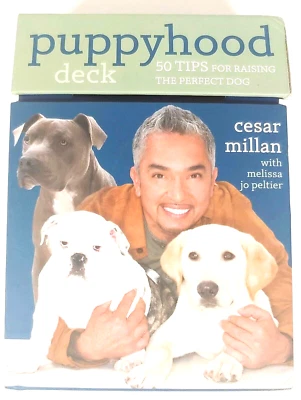 Cesar Millan Puppyhood Deck : 50 Tips for Raising the Perfect Dog Puppy training - Image 1 of 4