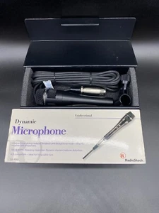 Radio Shack Unidirectional Dynamic Microphone With Case 33-3002 -NICE- - Picture 1 of 9