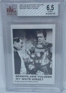 1964 LEAF MUNSTERS GRANDPA, HAVE YOU SEEN MY WHITE HORSE #43 BVG 6.5 BGS HTF