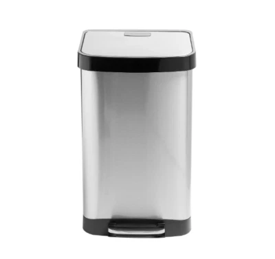 Honey-Can-Do 13 Gallon/50 L Garbage Can Kitchen Trash Can with Lid TRS-08993 New - Image 1 of 2