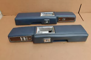 86 87 88 89 Chevy Caprice Front Door Panel Armrests Blue Interior - Picture 1 of 10