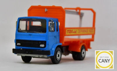 Camion Saviem Di Soccorso Arancione E Blu - Norev Maxijet 508 - 1/43 - Immagine 1 di 4